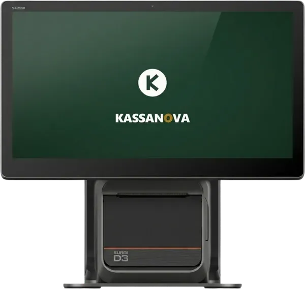 Sunmi D3 Gastro-Kassa mit Kassanova-Software