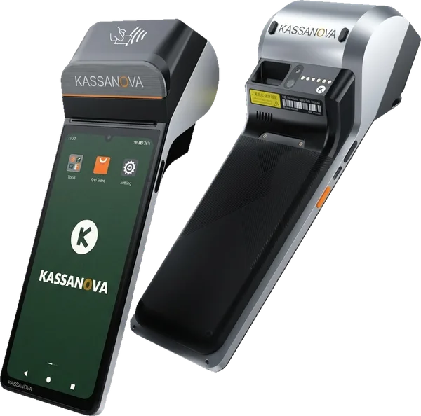 Handgerät Sunmi V3 mit Bondrucker zum Funkbonieren mit Kassanova